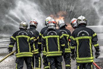 Manoeuvre fuites de gaz enflammées